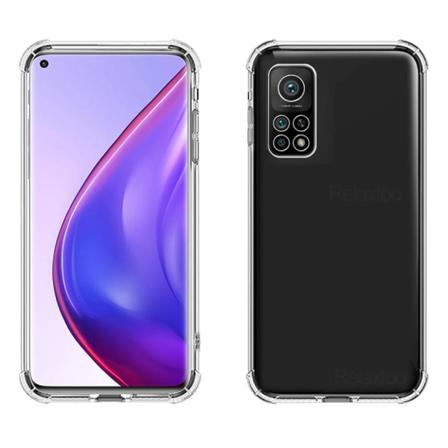 Stötdämpande Floveme Silikonskal - Xiaomi Mi 10t Pro Transparent/genomskinlig