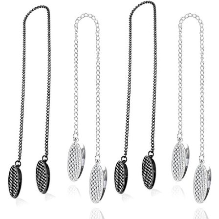 Serviettkjede med klips - 4 stk serviettkjede - serviettklemmer - serviettklemmer med kjede