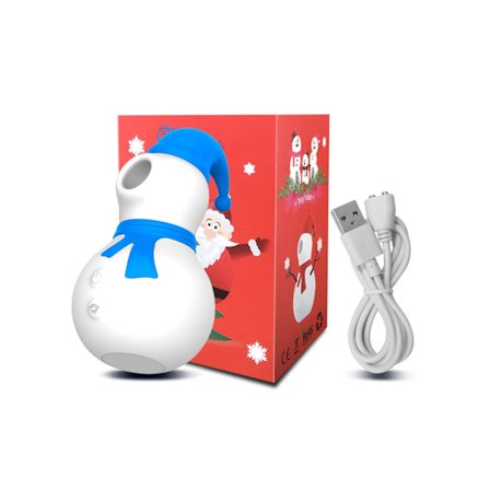 10 Moduser Sugende Vibrator, Vakuum Klitoris Nippelstimulator (Blå)