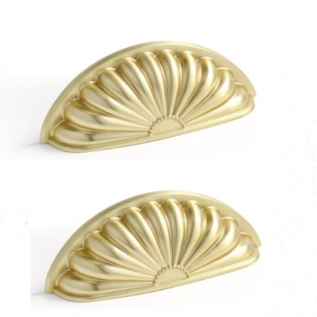 2 Stk Skapkopp Trekker Messing Skuff Trekker Kommode Håndtak Knotter