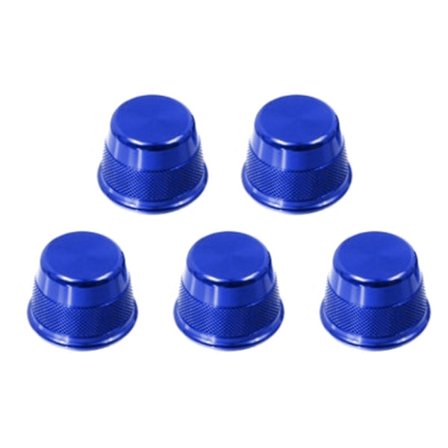 Luftventil Dekor Trim/Knappdeksel Bil Interiør Konsoll Klimaanlegg Port Dekor Rings Aluminium for GLC W205