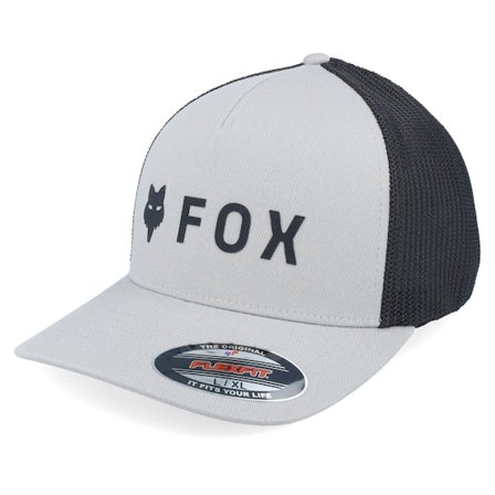 Fox - Grey - flexfit - Cap - Absolute Hat Steel Grey/Black Flexfit - Hatstore