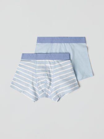 Polarn O. Pyret - 2-pack of boxers - 86|92 - Childrenswear - blue