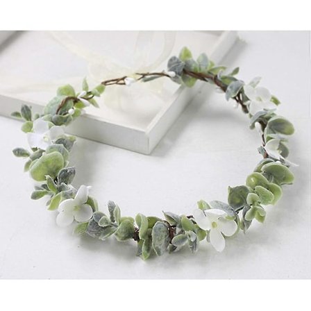 Sæt med 2 Skovblomsterkranse, Blomsterkranse, Dørkranse, Sommerkranse, Kranse (ShiKai)