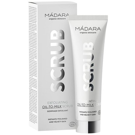 MÁDARA Exfoliating Scrub Oil-To-Milk 60 ml, Skincare, Renseprodukter, Scrub