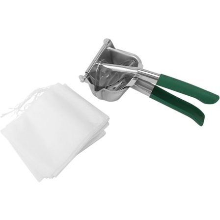 Citruspresser i rustfrit stål - manuel citruspresser til appelsiner, citroner og granatæbler