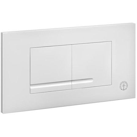 Gustavsberg Triomont XT Skylleknap Dobbeltskyl, hvid, Badeværelse