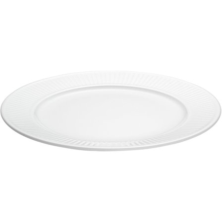 Pillivuyt Hvid Plissé tallerken, Ø 28 cm. | KitchenOne