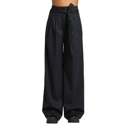 Semicouture, Wide Trousers Czarny, Kobieta, Rozmiar: 2XS