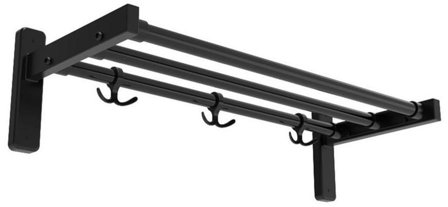 Enwex EX316*06SS Hattuhylly musta, Vaatekaapit