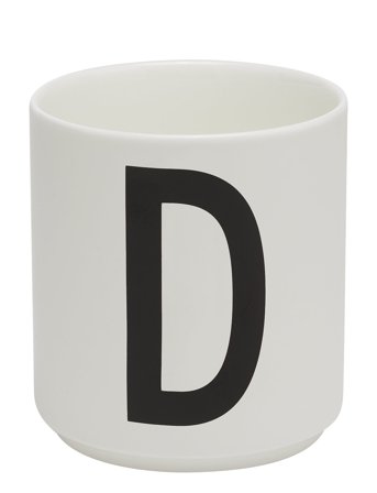 Design Letters | Porcelain Cup A-Z, Æ, Ø | 25 CL
