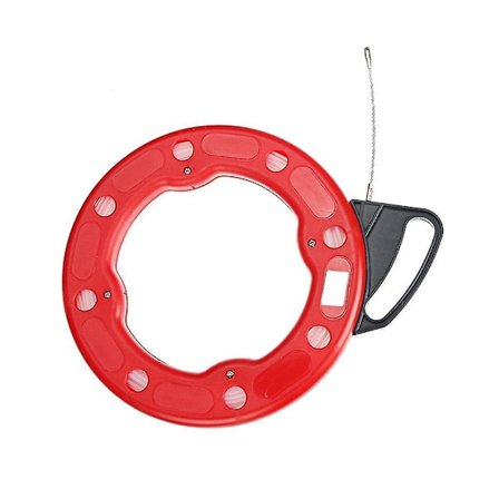 4 mm kabeltræk fiskestang rulletræk glasfiber nylon rørledning kanal trækker stang trækker kabel F