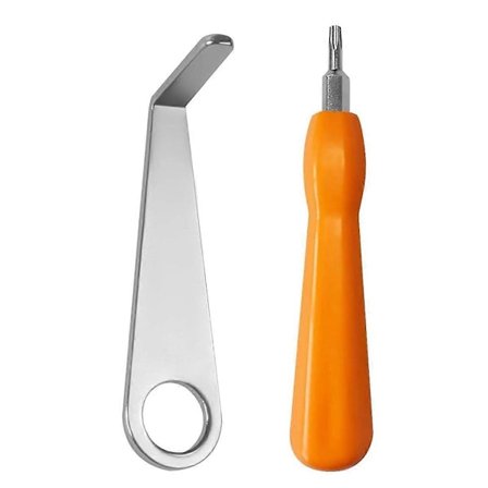 Video Dørklokke Nøgle Udskiftningsværktøj, Sikkert Fjernelsesnøgle Værktøj til Ring Batteri Dørklokke, Dørklokke Åben