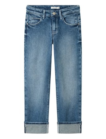 name it | Nkfrose Straight Fold Jeans 4224-Az Noos | 164
