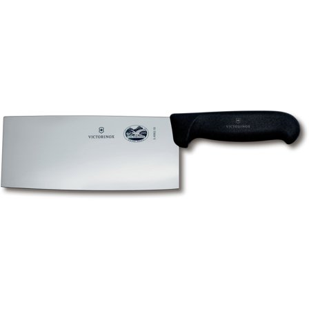 Victorinox Kinesisk kødkniv med fibrox-skæfte, 18cm. - Stål og sort | KitchenOne