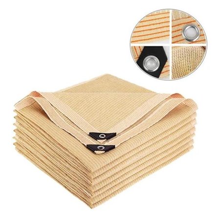 Aurinkosuojakangas 85-90% UV-suoja, HDPE-materiaali, vettä läpäisevä puutarhaan ja terassille