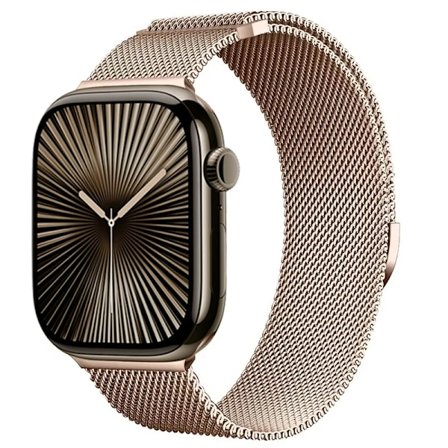 Milanese Armband för Apple Watch Band Ultra2 49mm 10 46mm 9 8 7 45mm 41mm Metall Magnetiskt Armband iWatch 6 5 4 SE2 44mm 40mm 42mm