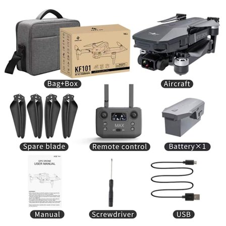 GPS 5G Drone 4K Professionelt kamera Wifi Droner 3-akset Gimabal Børsteløs Foldbar RC Quadcopter Professionel Quadcopter