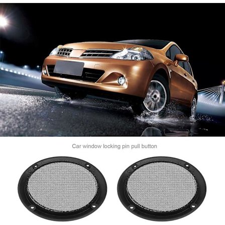 2 stk. Højttalergitter Dekoration Beskyttelsesdækning til 5 tommer Bil