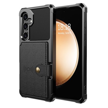 Samsung Galaxy A35 5G - PU-nahkainen lompakkokotelo magneettikiinnityksellä