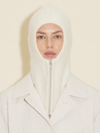 Holzweiler Ball Balaclava - Ecru - Women's - One size