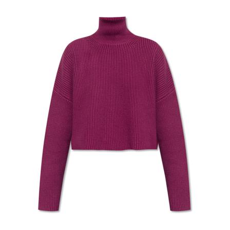 Balenciaga Cotton mock neck top Lilla, Dame