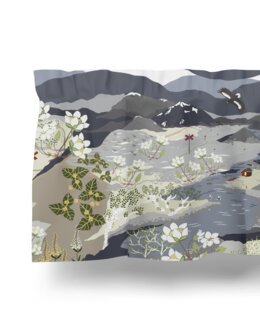 Multibandskappa metervara bård Fjällvandring Blå - Arvidssons Textil