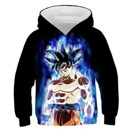 Dragon Ball Hoodie Coat Kids Casual Sweatshirt Jacka Ytterkläder E 120cm