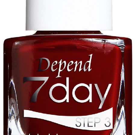 Depend 7day Nailpolish Nagellack Dam Röd 5ML