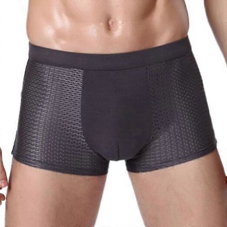 4 stk. Bambus Boxer Briefs, Box Hero Bambus Boxershorts til mænd - Kompatibel med heldagskomfort