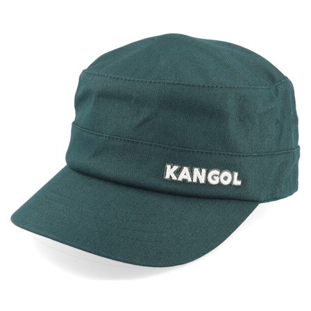 Kangol - Vihreä army Lippis - Cotton Twill Pine Army @ Hatstore