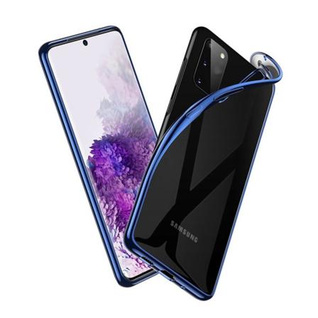 Samsung Galaxy S20 - Elegant Stöttåligt Skal Blå