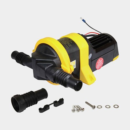 Elektrisk lænsepumpe Whale Gulper 320 IC 300 GPH (19 liter/min), 12 V, manuel driftstart, uden niveauføler