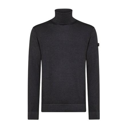 Peuterey Acid-dyed merino wool jumper , Grijs , Heren , Maat: L Truien & Vesten