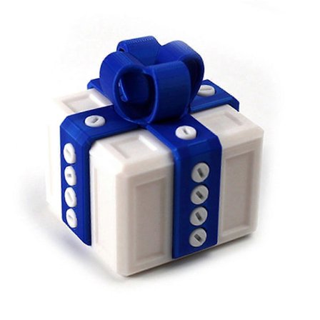 25-26 Irriterende Gaveeske med Skruer, Irriterende Gaveeske med Vrilager, 3D-Printet Spøk Skrueeske Gave til Barn Voksne