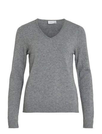 Vila | Viril V-Neck L/S Knit Top - Noos | L