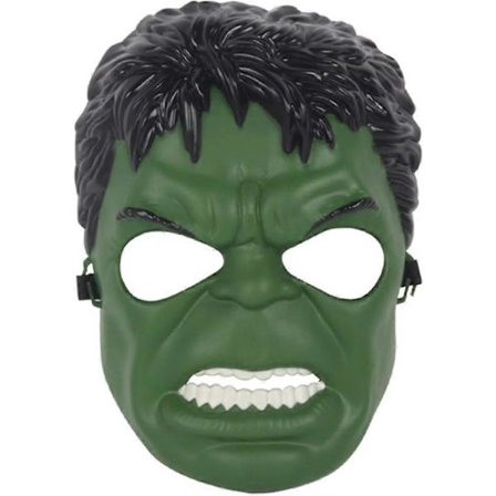 Hulkmask för barnsuperhjälte-kostymer barnkalas, hulkleksaker presenter till Halloween Cosplay maskeradfester (Hulkmask)