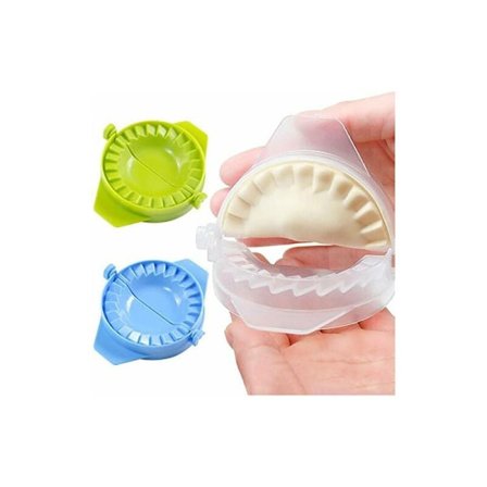 3-delad Ravioli Dumplings Maker Set, 3 dumplings maker pan, 117.5cm - för hemlagning blå, vit, gul