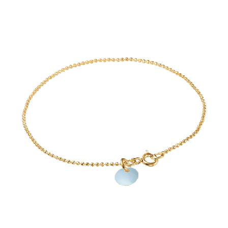 ENAMEL Copenhagen Armband, Ball Chain Smycken & klockor Dam Blå ONESIZE