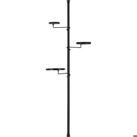 Teleskopisk hylde med planteholdere Lille model