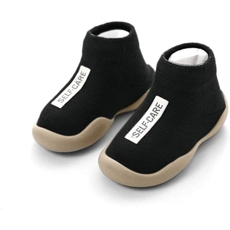 Baby Toddler Sock Shoes Stretch Knit Sneakers Kids Slippers Unisex Speed Trainer Runner (6-36 månader)