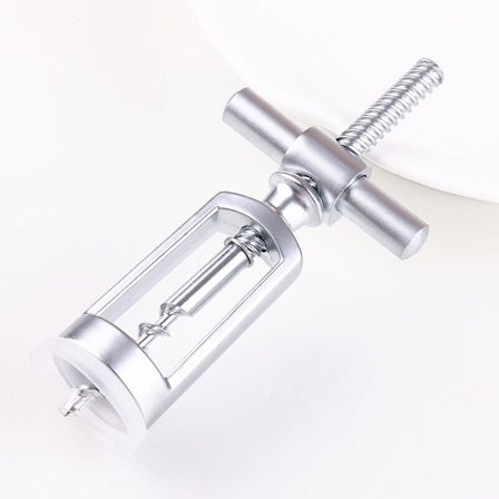 Flaskeåpner i rustfritt stål, kryssformet flaskeåpner, rødvinflaskeåpner, arbeidsbesparende og andre rustfrie stålvinredskaper