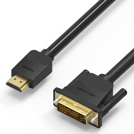 3 ft 2.0 HDMI til DVI adapterkabel (ikke til SCART-forbindelse