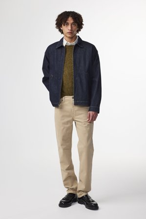 NN07 Tony 1923 Pant male Khaki Organic Cotton