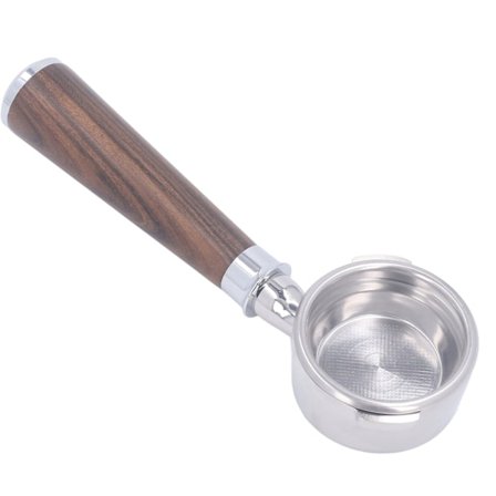 58mm bunnløs portafilter med trehåndtak, dobbel øre kaffeportafilter for GAGGIA kaffemaskin, en svart sur gren