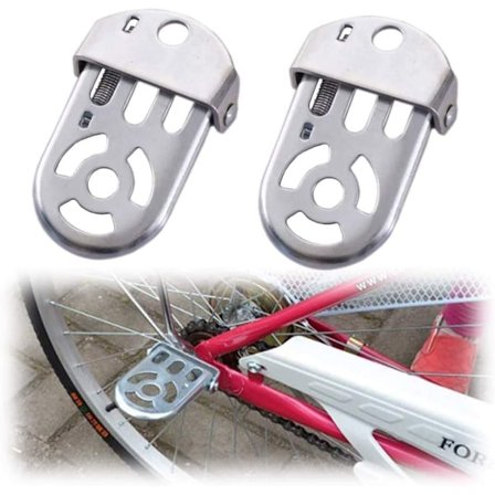 Sykkeltilbehør til baksetet, barnesikker sykkel baksete fotstøtte