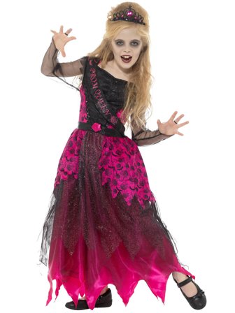 Deluxe Gothic Prom Queen Asu Lasten