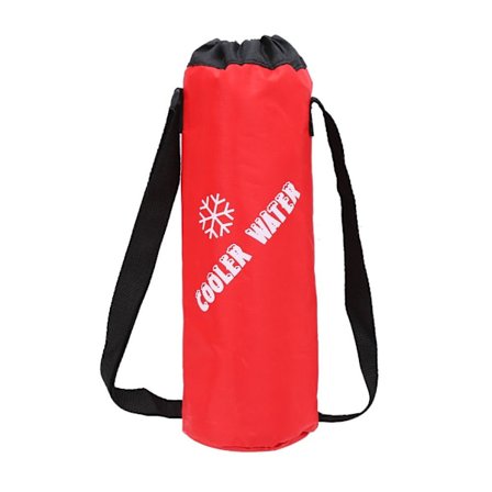 Sammenfoldelig vandflaske taske vandflaske køler ærme RØD