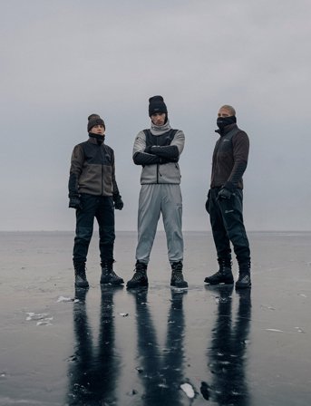 HALO Halo Blocked Zip Fleece - Brown - M