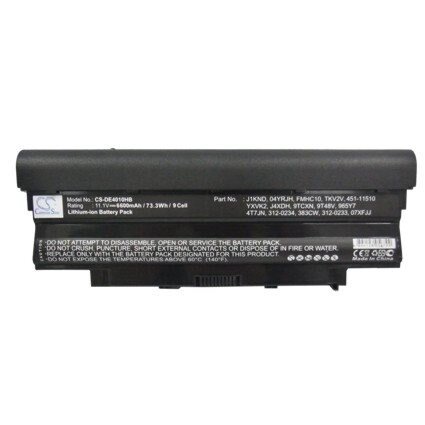Batteri till Notebook, Bärbar dator för DELL Inspiron 13R, Inspiron 13R N3010 m.fl.